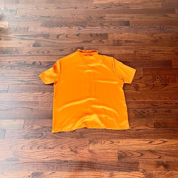 Topman: Glossy Half-Sleeve in Orange (XXL) - Picture 2 of 2